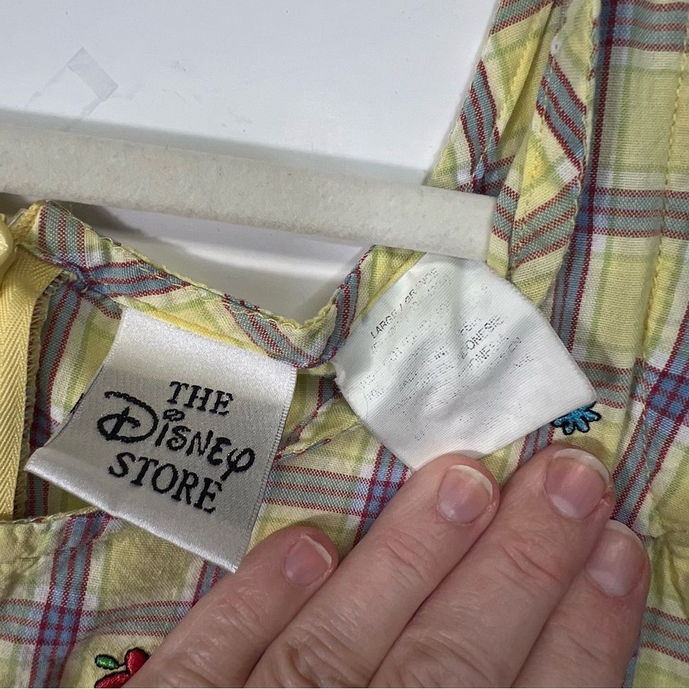 Y2k Vintage The Disney Store Winne The Pooh sleeveless Dress  Large - Picture 6 of 15